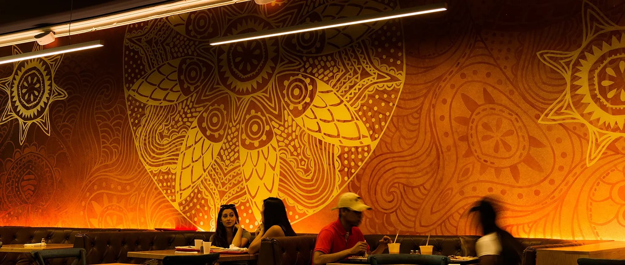 Atmospheric Restaurant Lighting Design
