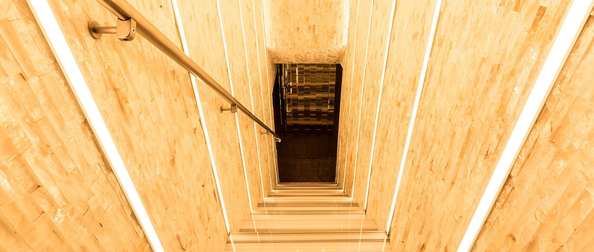 Attention-Grabbing Staircase Lighting Design