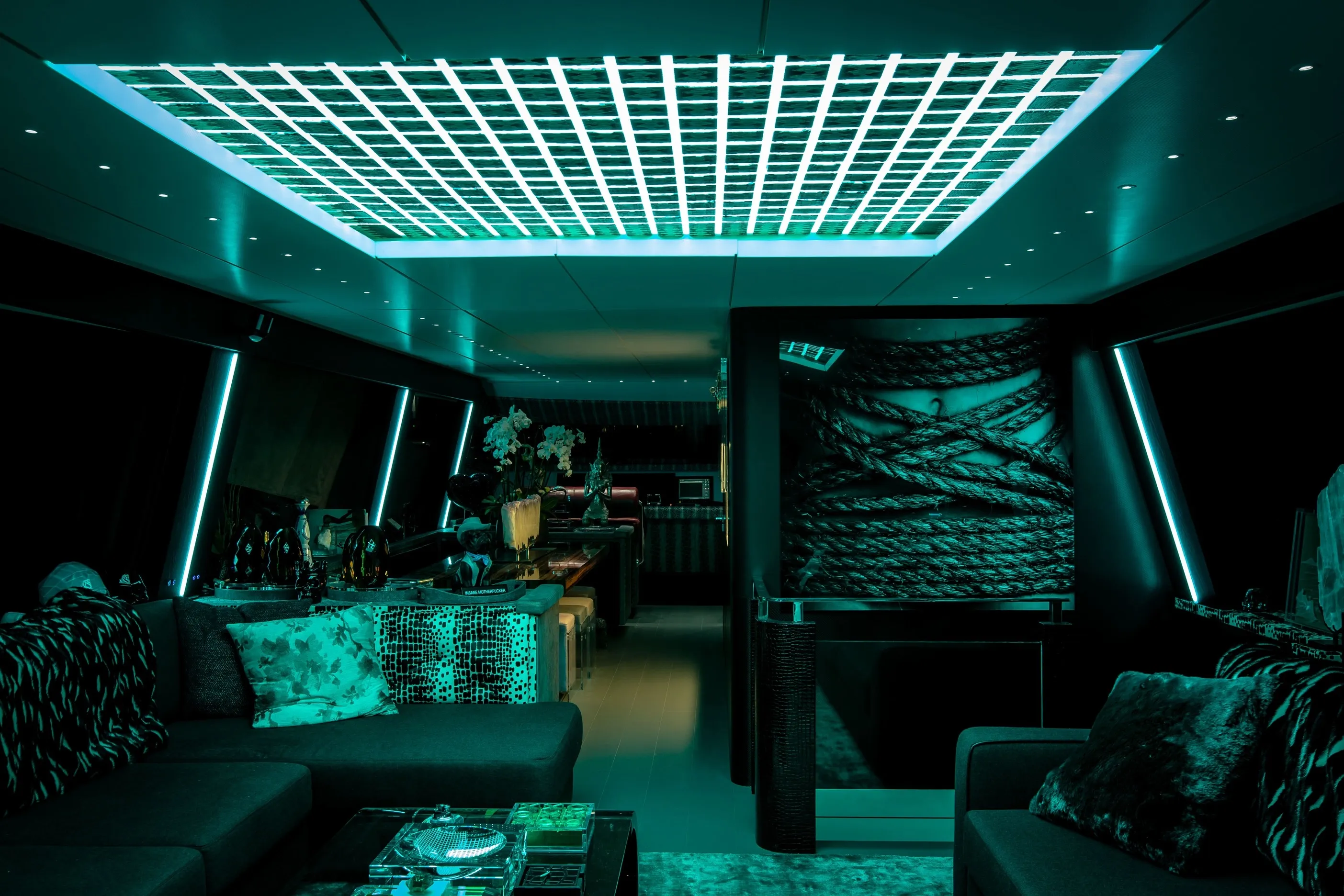 Custom RGB Lighting Design for Luxury Yacht