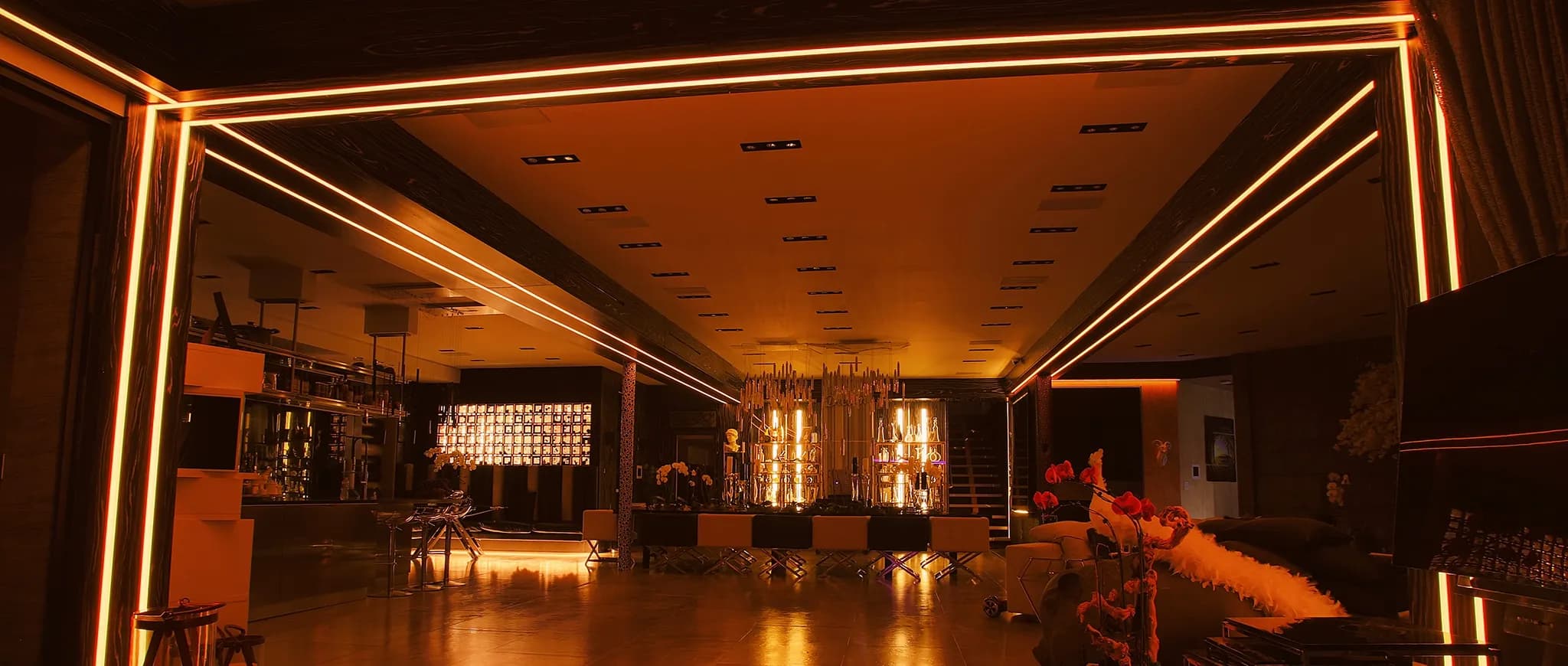 Sleek LED Residential Lighting Design